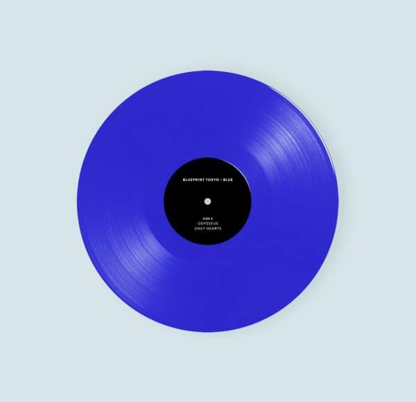 Blue Vinyl Record
